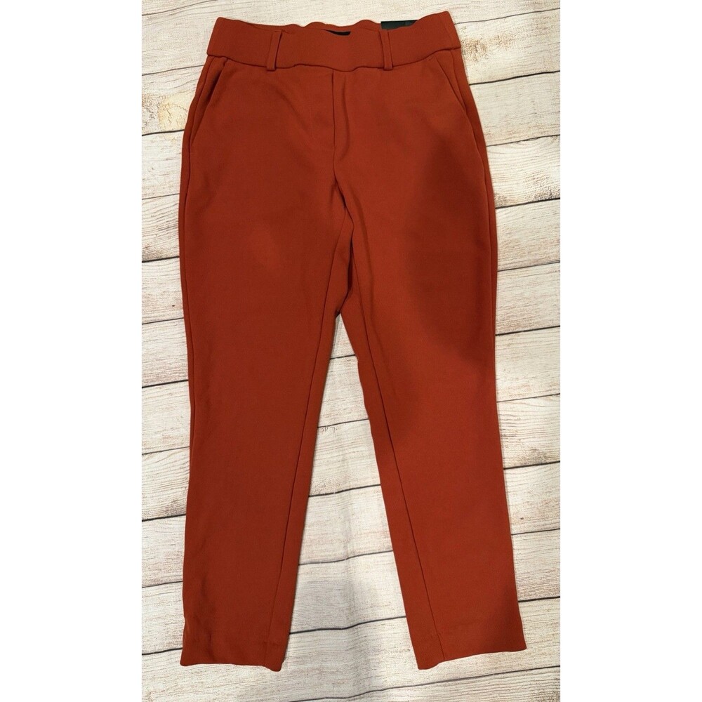 NWT Jules & Leopold pull-on Slim Leg Ankle Burnt Orange pants size small